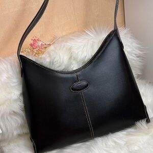 Tod’s Baguette Leather Shoulder Bag